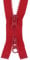 zipworld 2-Wege Reißverschluss Kunststoff - Plastik Zähne teilbar 5-6mm 2PZ rot - 148 (90cm)