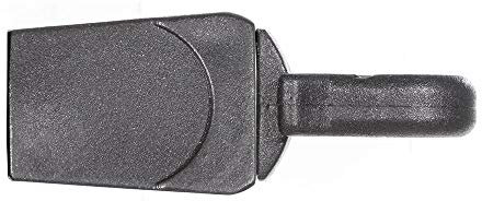 Schwarzer Kunststoff-Haken-Ende, Reißverschluss, Zugschnurschloss und Kappen – Verwendung mit Kleidung, Schuhen, Paracord und Seil (10 Stück)