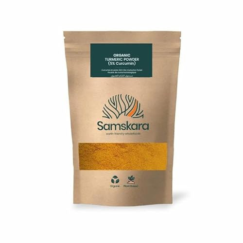 Curcuma en Polvo Organico Ecologico SAMSKARA SUPERFOODS Organic Turmeric Powder Bio (1kg)