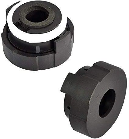 1 Paar Adapter Xenon Birne schwarz passend für BMW E46/E65/E90 1999-2006 Leuchtmittel H7