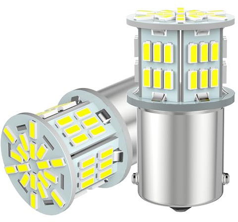 LUMENEX 1156 P21W LED Ampoules 54SMD BA15S 7506 1141 Ampoule de LED pour Clignotants Feu Recul Feu Direction Voiture Feux Anti-Brouillard Lampe 12V 24V