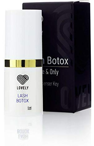 LOVELY Lash Booster Wimpernserum - 5ml - Wimpernverlängerung Wimpern Serum sorgt für lang anhaltendes Volumen, starke Wimpern & Glanz - mit UV-Schutz - Wimpernbooster mit Keratin