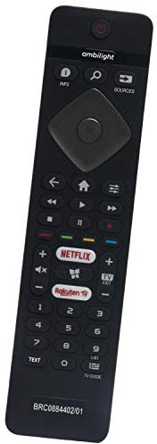 ALLIMITY BRC0884402/01 Telecomando Sostituisci per Philips 4K UHD TV 50PUS6704/12 398GR10BEPHN0017CR 70PUS6704/12 55PUS6704/12 43PUS6754/12 398GR10BEPHN0017BC 65PUS6704/12
