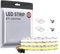 BTF-LIGHTING FCOB COB FOB Flexibler High Density CCT-LED-Streifen 1M 640LEDs Abstimmbar 3000K-6000K CRI＞90 Dimmbares verformbares LED-Lichtband für Schlafzimmerküche Innendekoration DC24V 14W