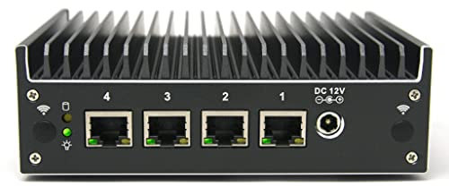Protectli Vault Pro 4 Port VP2410, Firewall Micro Appliance/Mini PC - Intel Celeron J4125, 8GB DDR4 RAM, 120GB M.2 SSD storage, AES-NI