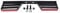 Heavy duty towstep towbar mounted double rear step van 4x4 in Black,included bolts