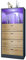 Vladon Kommode Pino V3, Made in Germany, Anrichte mit 4 Schubladen & 1 offenem Fach, Anthrazit matt/Eiche Natur mit LED RGB (56 x 125 x 36 cm)