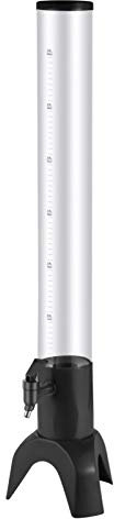Distributeur de tour de bière Distributeur de boissons cylindrique, distributeur de bière avec échelle transparente, robinet et tube de glace, distributeur de bière de 1,5 L/3 L pour jus de bière, v
