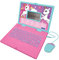 LEXIBOOK JC598UNIi1 Einhorn Lern- und Zweisprachiger Laptop Französisch/Englisch Spielzeug für Kinder mit 124 Aktivitäten zum Lernen von Mathematik, Daktylografie, Logik, Uhrlesen, Spielen und Musik,