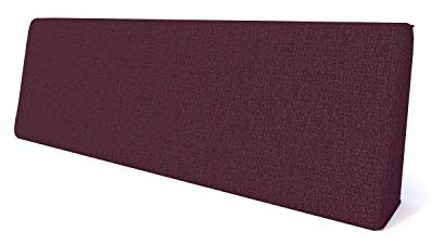 Pillows24 Palettenkissen Rückenkissen 120x40, Wasserabweisend & UV-fest | Palettenkissen Outdoor für Europaletten 120x80, abnehmbarer Bezug, Palettenuflage für Palettensofa, Made in EU, Pflaume