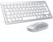 OMOTON Teclado y Ratón Bluetooth para Mac, Ultra-Slim Pack de Teclado y Ratón Inalámbrico para Apple Mac Pro/Air/Mini, iMac, QWERTY ES Layout, Plata