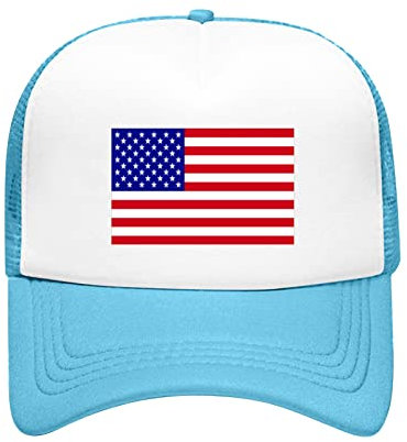 Men's Breathable Hat with Usa Flag Amerikanische Hüte Für Damen Herren Snapback Baseball Cap Usa American Flag 3D Embroidered Baseball Cap