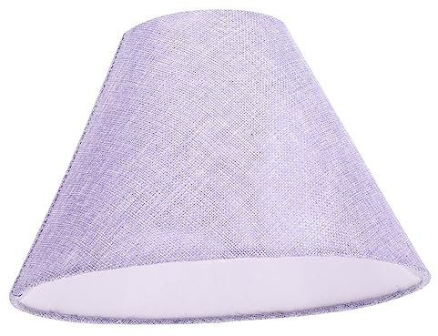 DOITOOL Wand Lampenschirm Tischlampenschirme Sackleinen-Lampenschirm Lila Lampenschirm Sackleinenschirme Für Lampen Retro-Lampenschirm Stoff Lampenschirm Aus Stoff Violetter Lampenschirme