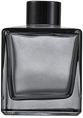 lmoikesz Botellas de aromaterapia: Bienestar con Aromas Naturales y tapón de Botella emparejado para sellar y Evitar Fugas de Vidrio, 200 ml Gris Humo