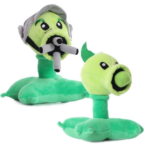 LGQHCE Plants Plush Toys, 2PCS Zombie Figure Soft Plush Dolls for Kids Birthday Party Gifts and Home Decorations