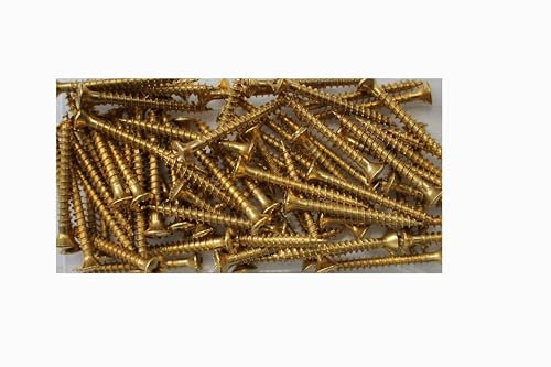 Generic Spax® Schrauben 3,5 x 35 mm, Messing, Linsensenkkopf Z2, 100 Stück