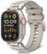 RoYiio Bracelet Compatible avec Apple Watch Series 10 46mm Series 9/8/7 45mm Ultra 1/2 49mm Series 6/5/4 44mm Series 3/2/1 42mm Bracelet Caoutchouc Fluoré pour Apple Watch SE 2 44mm - Lumière Étoile