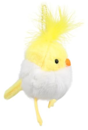 CIYODO Kuscheltier Schlüsselanhänger Vogel Charm Süßes Plüschspielzeug Für Taschen Rucksäcke Als Deko Lebensecht Perfektes Für Feste Besondere Anlässe