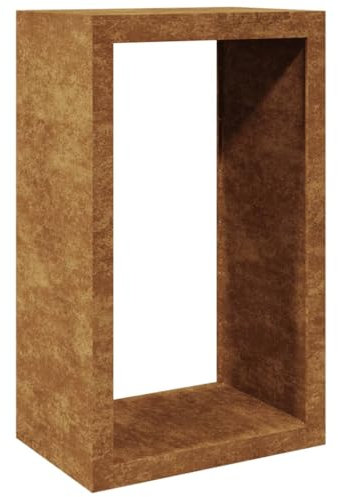 vidaXL Rastrelliera per Legna 60x40x100 cm in Acciaio Corten, Porta Legna, portalegna da Esterno, portalegna da Interno, Porta ceppi