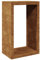 vidaXL Rastrelliera per Legna 60x40x100 cm in Acciaio Corten, Porta Legna, portalegna da Esterno, portalegna da Interno, Porta ceppi