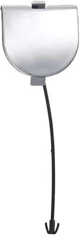 Bohaner Tappo di copertura per occhiotraino cromato copertura paraurti posteriore 735455393 paraurti posteriore per FIAT 500 2007-2015