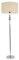 ValueLights | Silver Chrome Stacked Ball Single Stem Standing Floor Lamp with Natural Drum Shade | Floor Lamps & Torchieres, Home Décor & Improvement Essential | Includes Bulb