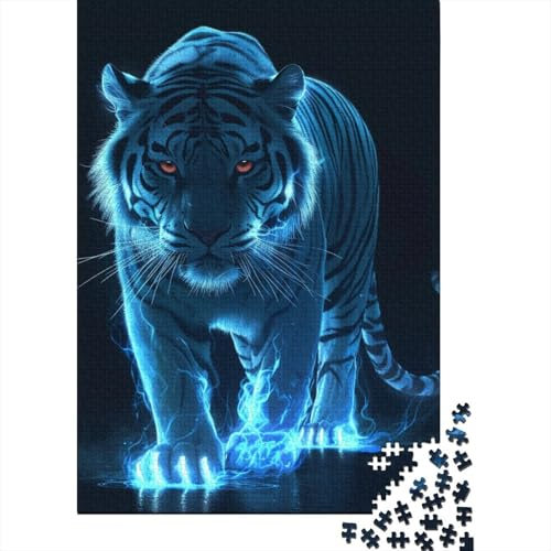 DHBANEIOK Tiger Puzzle 1000 Teile Für Erwachsene Für Stressabbauer Puzzel 300pcs (40x28cm)