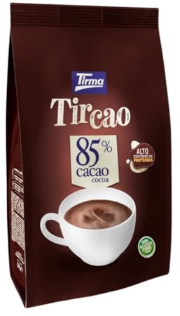 Tirma TirCao 85% Cacao | Cacao Soluble | Ideal para Acompañar el Desayuno y Merienda | 350g