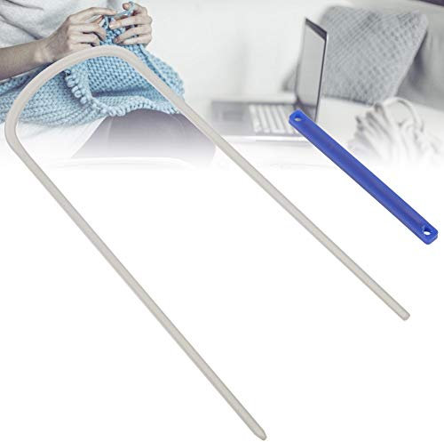 Strumento Creativo Fatto a Mano per Maglieria con Forchetta per Fiori in Acciaio Inossidabile, Dispositivo per Maglieria con Forchetta per Tessitura di Sciarpe