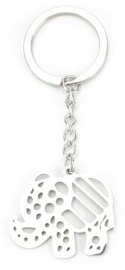 Personalisierter Schlüsselanhänger Aus Edelstahl Mit Süßem Elefanten-Anhänger, Das Geburtstagsgeschenk Für Guter Freundinnen, Mamas, Kolleginnen Und Kleine Geschenke Für Frauen, Mama Geschenk