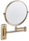 ZXXDSMYF Vanity Mirror Wall Mount, Makeup Mirror Round 360 Rotating Cosmetic Mirror Double Sided Bathroom Mirror Extendable Shaving in Bedroom,Black_5X