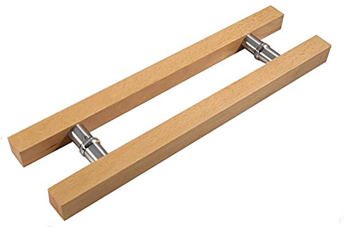 DRFGNF Poignée de Porte d'entrée en Bois avec ferrures, poignées de Porte de Grange coulissantes, poignées de Porte intérieures/extérieures, Style 4, 120 cm