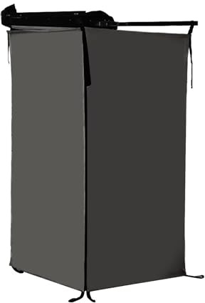 Tente de Douche de Camping avec Intimité, Tente de Changement Portable avec Rideau de Rangement pour Se Habiller, Se Doucher, Changer de Vêtements, Pop-up, Abri de Toilette Extérieur pour SUV