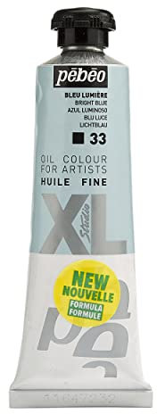 Pébéo - Huile Fine XL 37 ml - Peinture à l’Huile Bleu Lumière – Peinture à l’Huile Pébéo - Bleu Lumière 37 ml 937033