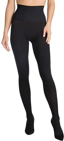 commando - Ultimate Opaque Matte Tights | Smoothing Waistband | Comfortable Hosiery | Women’s Tights for Dresses & Skirts, Black, L