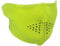Zanheadgear en néoprène Demi Masque Visage (Haute visibilité Citron Vert, Taille Unique)