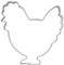 Ausstechform Huhn, 6cm