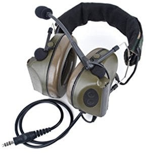 Z-Tactical Comtac II Military Style Radio Head Set F Green