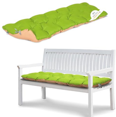 HOMECALL Kissenauflage für Gartenbank, ca. 150 x 50 x 12 cm, mehrfarbig
