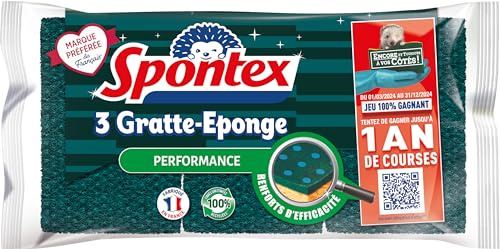 Spontex Performance Sponge Scraper - 3 Sponges