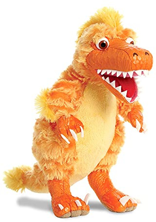 The World of Dinosaur Roar! Dinosaur Boo The Deinonychus Soft Toy, 61235, Orange, Cuddly Toy for Children