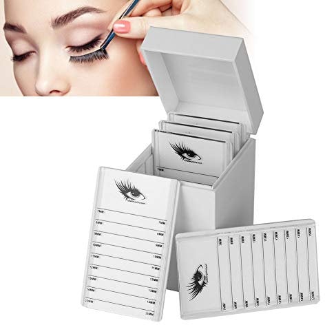 10 Layers Eyelash Extension Storage Box,False Eyelash Display Holder Case Makeup Organizer