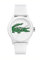 Lacoste Orologio Analogico al Quarzo da donna con cinturino in silicone Bianco - 2001097