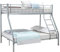 Panana Triple Bunk Bed 3FT Single 4FT6 Double Metal Bed Frame available in White Black,Silver