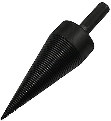 Maizoon Holzspalter für Geteilter Kegel Bohrer Holzspaltwerkzeug für 44mm Hausfarm DZ03B