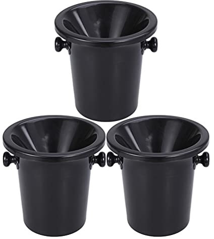 3 Pièces Cracher Baril Crachoir à Vin Seau à Broche pour La Fête Crachoir à Bière Seau à Glace Dégustation De Vin Seau Bière Crachoir Trempette Plastique Baril en Métal