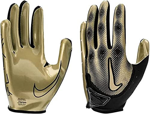 Nike Vapor Jet 7.0 Fußballhandschuhe, Schwarz | Gold, Größe M
