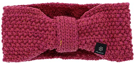 Antonio Damen Strick Stirnband mit Fleece berry