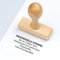 Holzstempel mit Wunschtext personalisieren, individueller Stempel als Namensstempel, Adressstempel (Mittel (50x30mm))