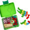 Yumbox Snack S Lunchbox (Lime Green Rocket) - kleine Brotdose mit 3 Fächern | Kinder Bento Box für Kindergarten, Schule - passt in den Schulranzen, LGSN202210R